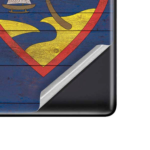 Guam Flag Dark Wood Google Pixel 6 Skin